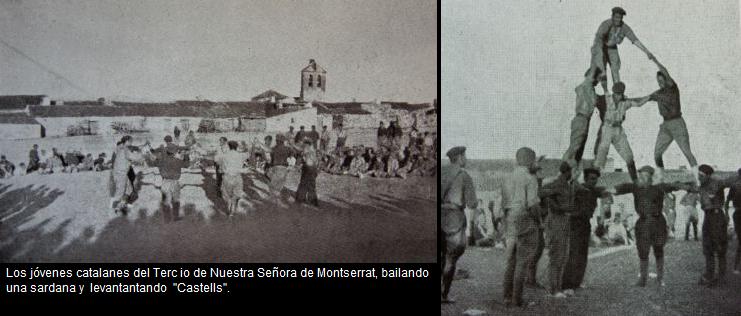 CATALANES DEL TERCIO BAILANDO UNA SARDANA